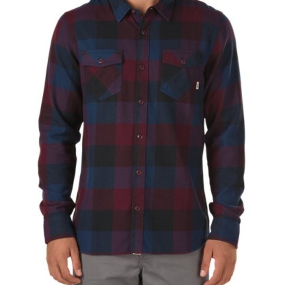 vans tailored fit flannel
